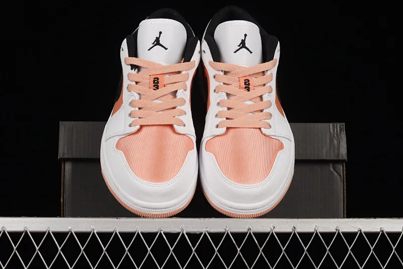 All categories Air Jordan Jordan series basketball shoes Air Jordan 1 Low Z version Air Jordan 1 Low AJ1 Joe 1 apricot orange low-top cultural and leisure sports sneakers DM8960-801
